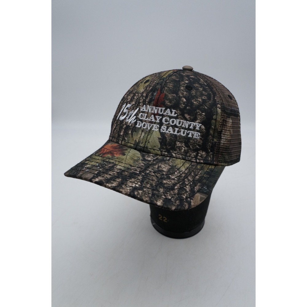 Clay County Alabama Camo Strapback Hat Baseball Cap Hunting‎ Outdoor Embroidered